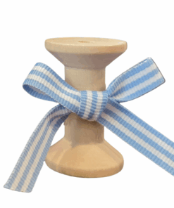 No 002 – Sky Blue & White Stripe 10mm