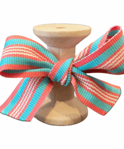 No 213 – Strawberry, Copper Green & Lt Cream Stripe 20mm