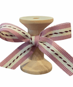 No 017 – Dark Pink/lt Cream/Burgundy 12mm