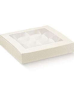 Petit four box with insert 160 x 160 x 30mm