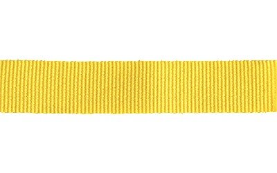 Petersham Ribbon – Solid Yellow – 25mm x 20m roll