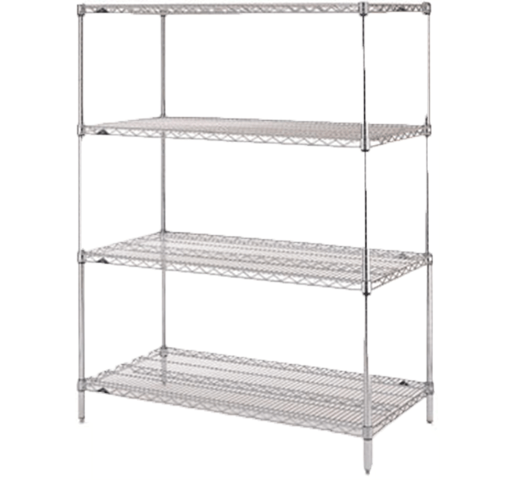 Chrome Wire Shelving