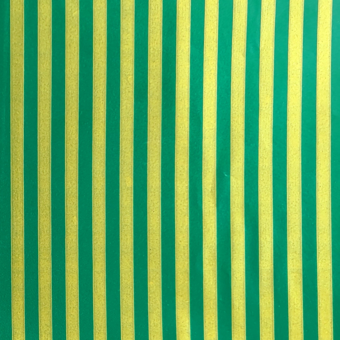 Christmas – Gold & Green Stripe (5m x 50cm)