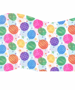 Festive Balloons Wrapping Tissue (25 Sheet Pack)