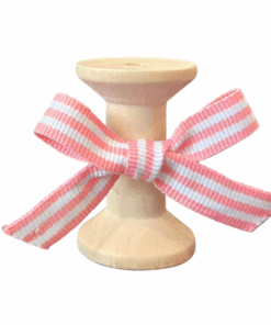 No 001 – Pink & White Stripe 10mm