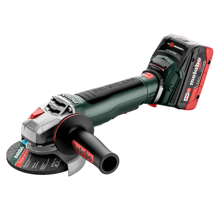Metabo WPB 18 LT BL 11 – 125 Q Cordless Angle Grinder