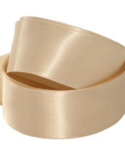 DFS Oyster Dark Cream (10mm) Satin Ribbon