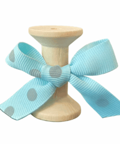 No 122 – Aqua Grey Dot 15mm