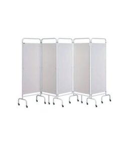 5 fold Mobile bedscreen Epoxy powder coated