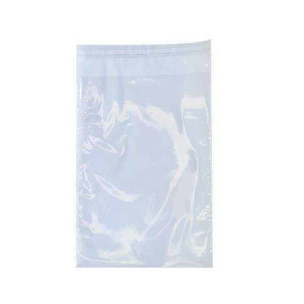 Clear bags with re-seal tape (100 units)(160 x 225 + 40mm)