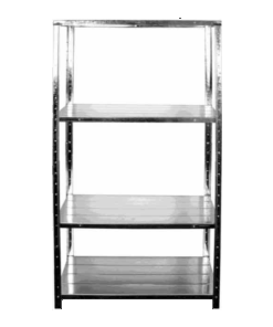 4 Tier Galvanised Shelving