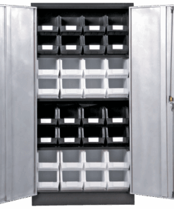 Black & Silver – Linbin ® Storage Bin Cabinet Kit