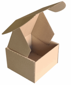 Brown Kraft Tall Square Shipper Box 220 x 220 x 150mm