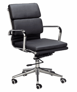 Padded Eames Executive Medium Back Chair