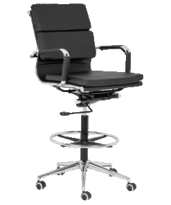 Padded Eames Draughtsman Chair