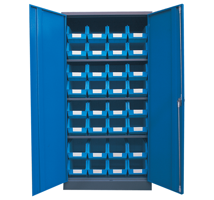 Blue – Linbin ® Storage Bin Cabinet Kit 2
