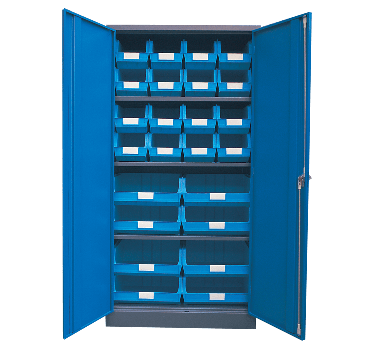 Blue – Linbin ® Storage Bin Cabinet Kit 4