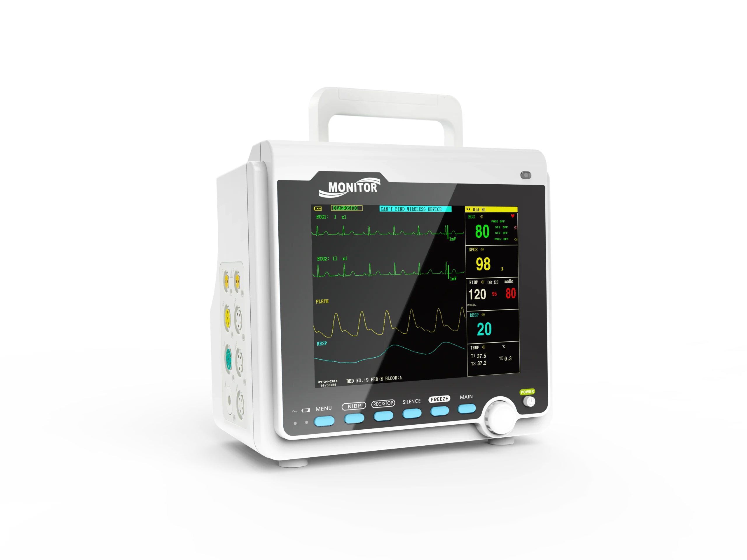 Patient Monitor Cms6000 & Nibp/spo2/tem/ecg