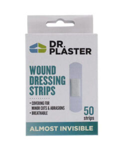 Dr Plaster Almost Invisible Clear 24x72mm 50’s Dp