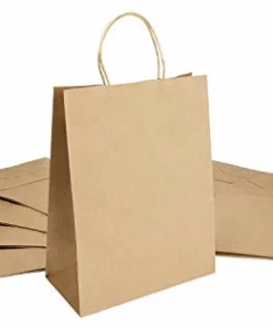 Eco Bag – A3 Brown with Paper Twist Handle