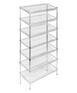 Mesh Shelving Units – Retail