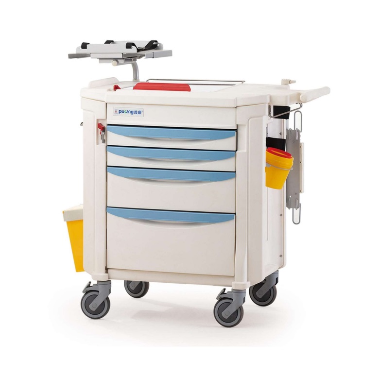 Emergency Drug Trolley 4 Drawers F-47