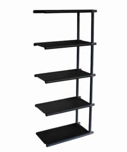 Black Add-On PVC Shelving