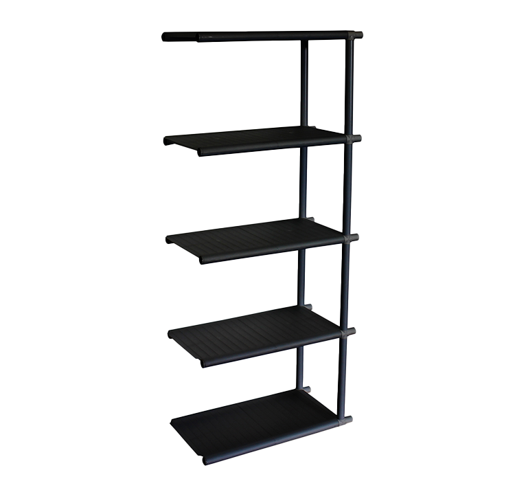 Black Add-On PVC Shelving