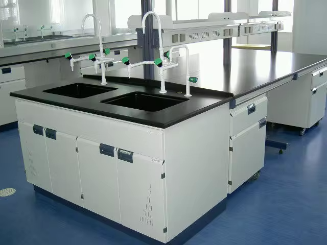 Laboratory Sink Cabinet With Faucet