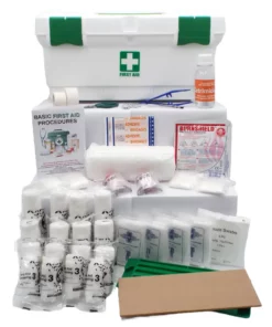 Regulation 3 (Factory) First Aid Kit (Government Spec) with Plastic First Aid Toolbox