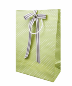 Small Spot Gift Bags Green