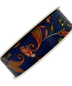 Scarf – “H” Navy fleur 25mm x 15m