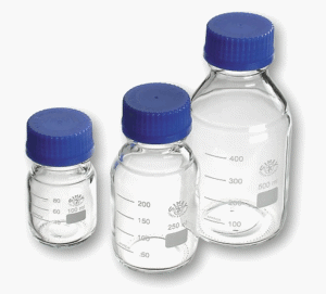 Schott Bottle Blue GL45 Cap