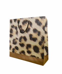 Leopard Gold Bags (Small (250 x 250 x 70mm)