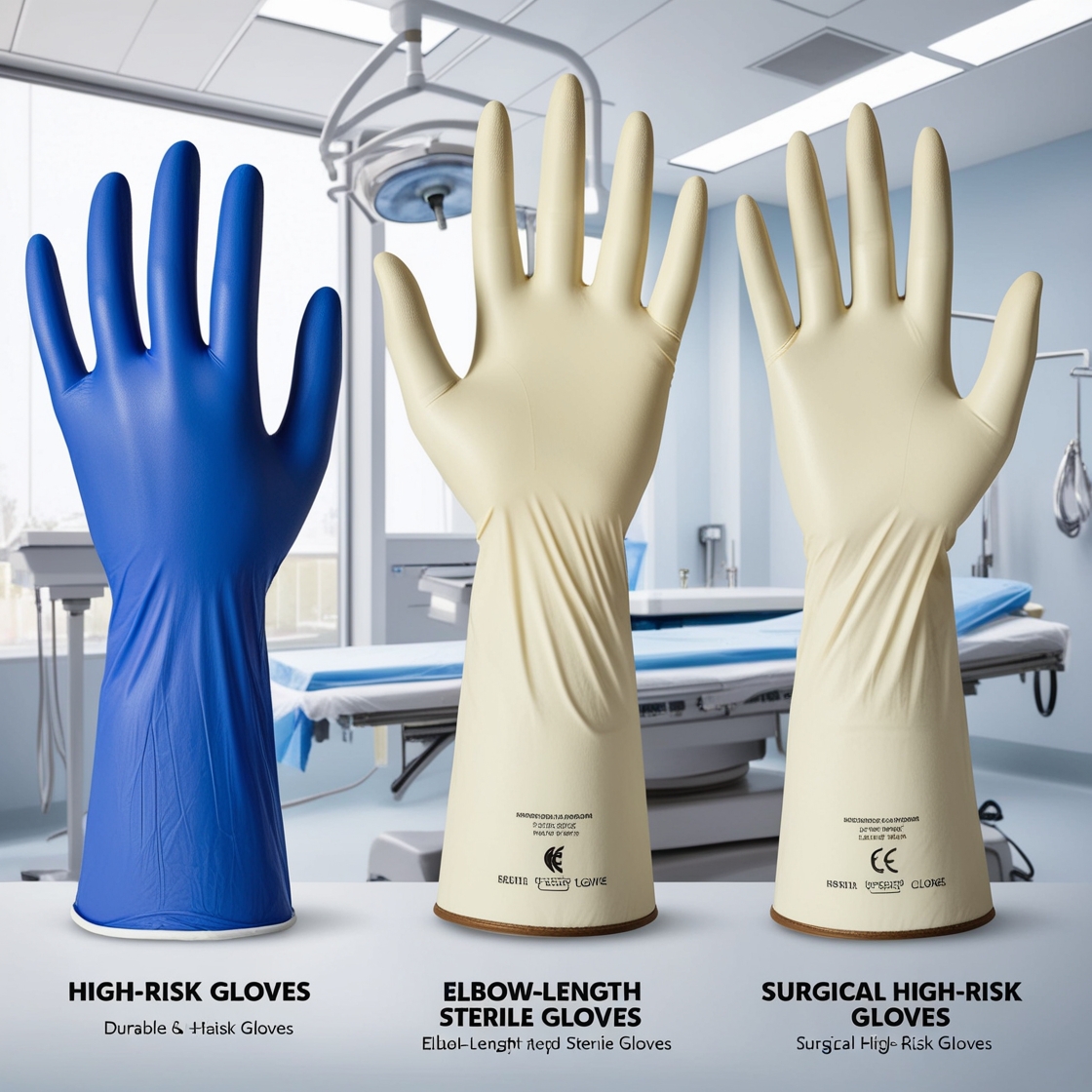 elbow length sterile gloves