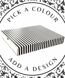 Design Match-box (Shirt) – White Kraft 340 x 250 x 40mm