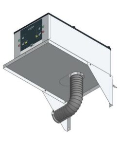 Wall Bracket for Recirculating Filter System for Under Bench Cabinets - 57 x 40 x 2 cm - IASE23458
