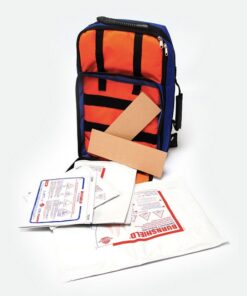 First Aid Kit - 1st Responder - Basic Life Support - 200 Items in Junior Backpack - 34 x 17 x 34 cm - FAK5051