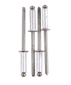 Rivets - Aluminium - 4.0 x 10mm - Pack of 100 - TOOR1658
