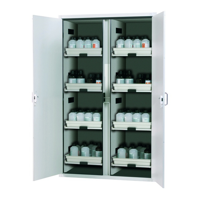 Hazardous Material Safety Cabinet - Acid and Alkali - SL-Line - Upright Double Door - 119.7 x 60.3 x 196.5 cm - IASE30606-1