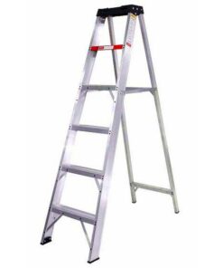 Stepladder - Industrial Heavy Duty A-Frame Aluminium - 5 Steps - 1.5m - LAS5