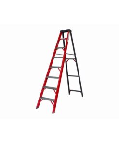 All Fibreglass Single Sided Ladder - Industrial A-Frame - 16 Steps - 4.8m - FGS16-ALL