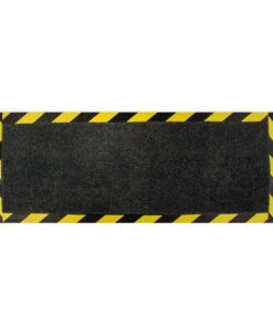 Cable Protector Mat - CablePro Floor Cover - 120 x 40 x 1.3 cm - Black and Yellow - CPM010701