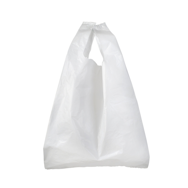 White Plastic Carrier Bags - 30 Micron - Handy 240 - 46 x 13 cm - Pack of 1000 - 2G_PLCAHA30