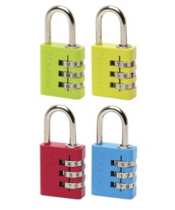 Aluminium Padlock - Combination - 30mm - MA350426-pink
