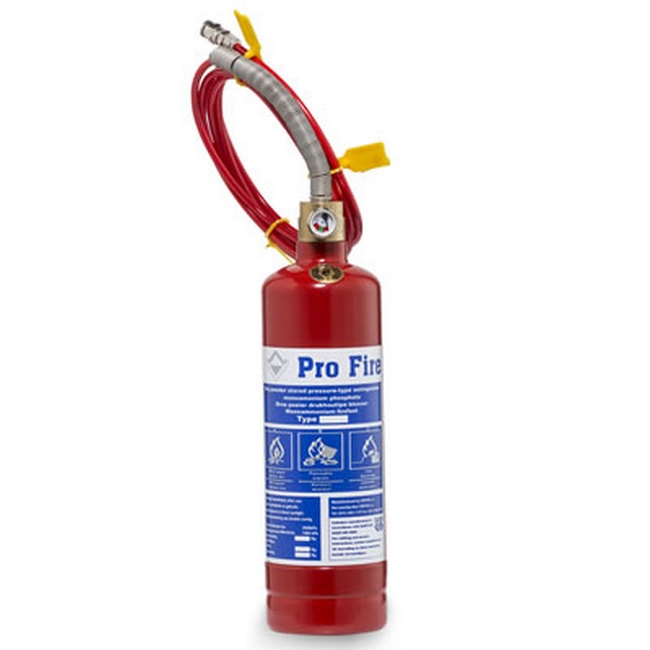 Gas Fire Suppression System - Full - Extinguisher with Bracket- MAP - Profire - 1.5kg