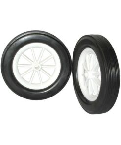 Plastic Spoked Wheels - Polypropylene - 180mm ? - Pack of 2 - RATA180