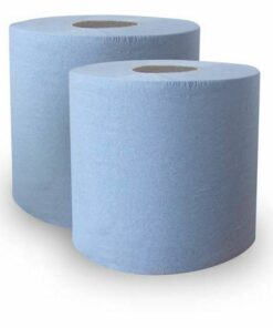 Hand Towel - Roll Towel - Autotowel Laminated Maxi Paper - 2 Ply - 250m - Blue - Pack of 6 - PP_25B