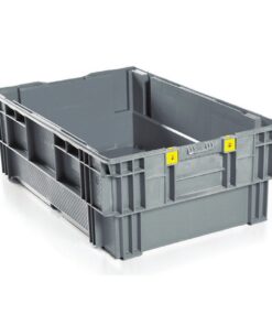 Stack-Nest Crate - Prop Tray - Solid - SABS Approved - 35L - Grey - Pack of 100 - CT4902-grey