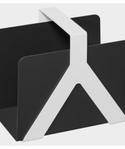 Steel Magazine Holder - Y - 28 x 52 x 51 cm - Colour Options - K03-MS03-BW